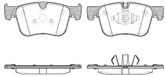 Bromsbelägg Remsa - Citroen - Berlingo, C4, C5. Peugeot - Partner, 3008, 508, 5008, Rifter. Opel - Combo, Grandland. Toyota - Proace. Ds - Ds7