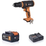 Evolution Power Tools R13CMB-Li Cordless Combi Drill with 5Ah Battery + Charger Bundle