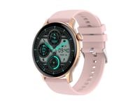 Eko Montre Connectée 5.2 NFC avec Anti-vol et Bracelet Silicone Rose