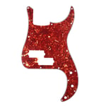 Musiclily Vintage Tortoise Pickguard For 4 String Fender Standard Precision Bass