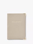 Aspinal of London Pebble Leather Passport Cover