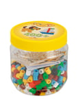 Hama Maxi Beads Tub 400 Pcs Yellow Lid Patterned Hama