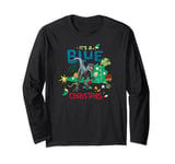 Jurassic World Blue Christmas With Blue The Raptor Long Sleeve T-Shirt