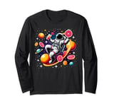 Space Men Women Kids Astronaut on Funny Grapefruit juice Long Sleeve T-Shirt