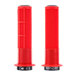 DMR DeathGrip 2 Flanged Lock-On Grips - Red / Thin