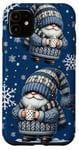 Coque pour iPhone 11 Xmas Gnome For Coffee Lovers With Hot Cocoa Mug For Winter