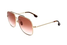 Lunettes de Soleil Victoria Beckham VB215S 725 GOLD/WINE 59/15/ Femme