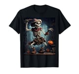 Troll Scarecrow in a Haunted House Halloween T-Shirt