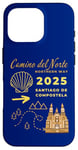 Coque pour iPhone 16 Pro Camino Del Norte 2025 Saint-Jacques-de-Compostelle