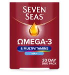 Seven Seas Omega-3 & Multivitamins Man/Man50+ & Woman/Woman50+  30 Day Duo Pack