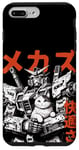 Coque pour iPhone 7 Plus/8 Plus Les Chats d'anime Vintage Aiment l Mecha avec l Manga d Chat