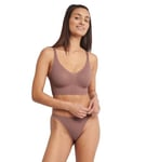 Sloggi Women's Zero Feel Bliss Bralette Bra, Cacao, XXL