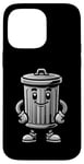 iPhone 14 Pro Max Garbage Trash Can Cartoon Character Design Case