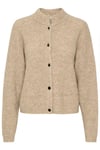 AlphaGZ Short Cardigan - Warm Sand Melange