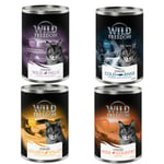 Wild Freedom Adult Sterilised 6 x 400 g - Grain Free - Mixpack (2 x Kyckling pur, 2 x Sej, 1 x Kanin, 1 x Anka)