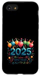 Coque pour iPhone SE (2020) / 7 / 8 Happy New Year Party 2025 Famille Nouvel An 2025