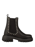 SHOE THE BEAR Posey Leather Stud Chelsea Boots, Black