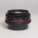 Pentax Used HD Pentax-DA 21mm f/3.2 AL Limited Lens Black