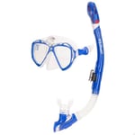 AKTIVE Aqua Sport 54263 Lunettes de plongée avec Tube Sec pour Adultes, Support pour Appareil Photo, Valve d'échappement, Silicone, Latex Libre, lentilles en Verre trempé, Embout TPR, Ajustement