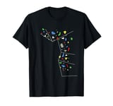 Bouldering and Rock Climbing Wall T-Shirt