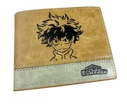 ZHOUBIN Portefeuille Anime My Hero Academia Short PU Manga Grande capacite Porte-Monnaie Porte-Cartes pour Carte d'Identité/Cartes de crédit,Poche à Monnaie for Homme Femme