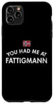 Coque pour iPhone 11 Pro Max Fattigmann Norway Norvège Biscuit Noeud Frit Noël