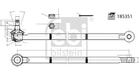 Styrstång 185351 FEBI