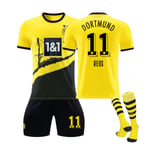 23-24 Dortmund Hem #11 REUS Fotbollströja Träning Kit L