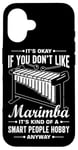 iPhone 16 Funny Marimba Instrument Pun for a Marimba Player Case