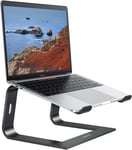 Support Ordinateur Portable, Support Pc Portable en Alliage d?Aluminium pour MacBook Pro/Air, PC, Laptop Stand et Tous Les Ordinateurs, Support MacBook de Refroidissement Ergonomique, Noir