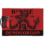 STRANGER THINGS - 4 Beware Demogorgon Door Mat - New Door Mat - T600z