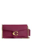 Coach Tabby Chain Leather Clutch Bag