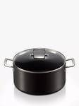 Le Creuset Toughened Non-Stick Deep Casserole & Glass Lid, 28cm