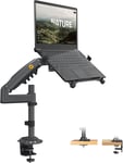 Support Ordinateur Portable 10-17'', Support Ecran Pc 17-30 Pouces, Charge Maximale De 9Kg Vesa 75/100 Mm Laptop Stand H100-Fp