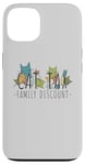 Coque pour iPhone 13 Cat Tax Family Discount Médias sociaux Tendance Mème