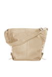 Ceannis Shoulder Bag Grained Leather Beige