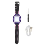 Montre Connect&eacute;E Pour Enfants, &eacute;Cran Tactile Couleur Hd De 1,44 Pouces, 2g Gsm, &eacute;Tanche Ip67, T&eacute;L&eacute;Phone Portable, Cam&eacute;Ra Intelligente Avec Appel Vid&eacute;O, Alerte Sos Pour Enfants, Violet