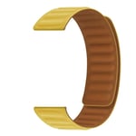 Garmin Vivomove Style Armband i silikon med magnetstängning, gul