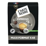 Café Dosettes Compatibles Senseo Espresso N°8 Carte Noire - La Boite De 48 Dosettes