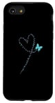 Coque pour iPhone SE (2020) / 7 / 8 Cœur peint par Butterfly