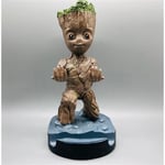 Figurine Gaming Marvel Les Gardiens de la Galaxie Bébé Groot - Accessoire Support Manette ou Smartphone 21.5*10*10CM A