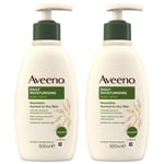 Aveeno Daily Moisturising Lotion Body Wash Sensitive Skin Care - Pack of 2x500ml