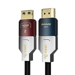 FIBBR 8K Fiber Optic HDMI 2.1 Cable 2M, 48Gbps High-Speed HDMI Cable Support 8K@60Hz, 4K@120Hz/144Hz, HDR10+, eARC, Dolby Vision RTX 3090 for Blu-Ray, PC, Laptop, TV, Projector, PS5/4, and More