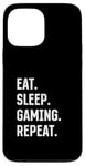 iPhone 13 Pro Max Eat Sleep Gaming Repeat Gaming Console Gaming & Video Gaming Case