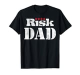 Risk Fête des Pères Vintage Board Game Risk Dad Logo T-Shirt