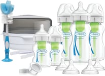 Dr. Brown's Options Plus Anti-Colic Feeding Baby Bottles for Newborn Giftset