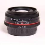 Pentax Used HD Pentax-DA 21mm f/3.2 AL Limited Lens Black