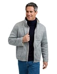 Mens Sherpa Lined Fleece Jacket Warm Winter Jacket with Zipper Pockets Casual &