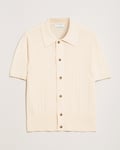 Tiger of Sweden Araawen Knitted Short Sleeve Shirt Off White