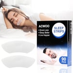 ACWOO Mouth Tape for Sleeping, 90Pcs Sleep Strip Mouth Tape for Snoring, Sleep Mouth Tape to Improve Night Sleep, Reduce Mouth Breathing and Snoring, Anti Snoring Devices for Men and Women